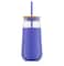 JoyJolt&#xAE; 20oz. Glass Tumbler with Straws &#x26; Silicone Sleeve